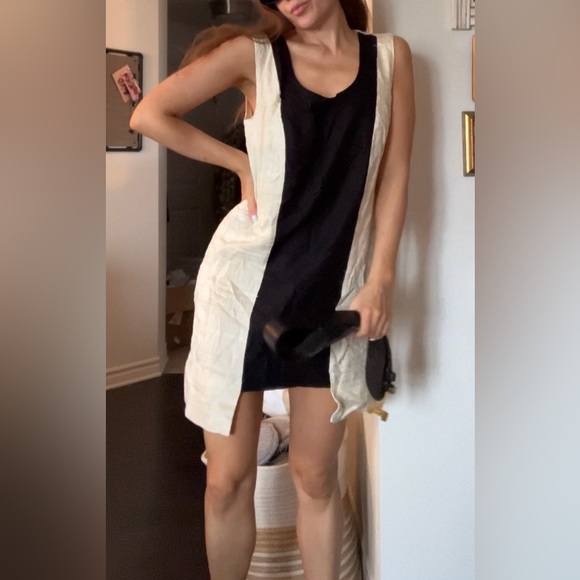 Eve Gravel Dresses & Skirts - Eve Gravel Elegant Black and Cream Dress